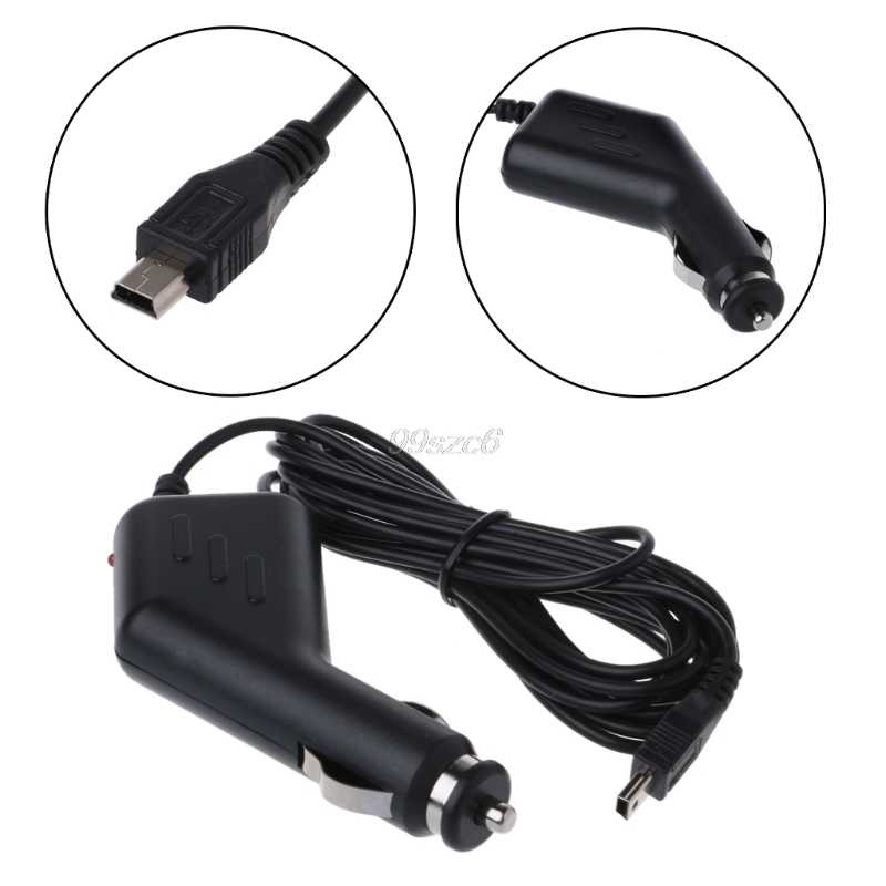 Шнур авто шт. прикурив. - шт. micro USB 5B 2A 3,5м