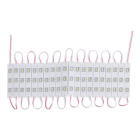 Модуль светодиодный SMD5630, 2Вт, 3LED, 180Lm, линза 160град, IP65, 6500К ,12V БЕЛЫЙ