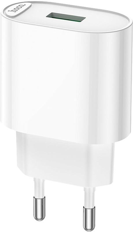Адаптер 220V => 1*USB Hoco C109A QC3.0 3A/18W белый, без шнура