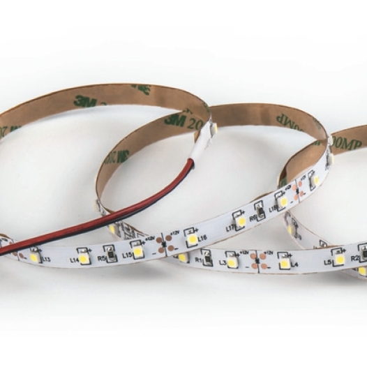 Лента светодиодная SMD2835, IP20, 60LED, БЕЛЫЙ, 4,8W/метр, 12V, 4000K, 8*0,22мм, 5м
