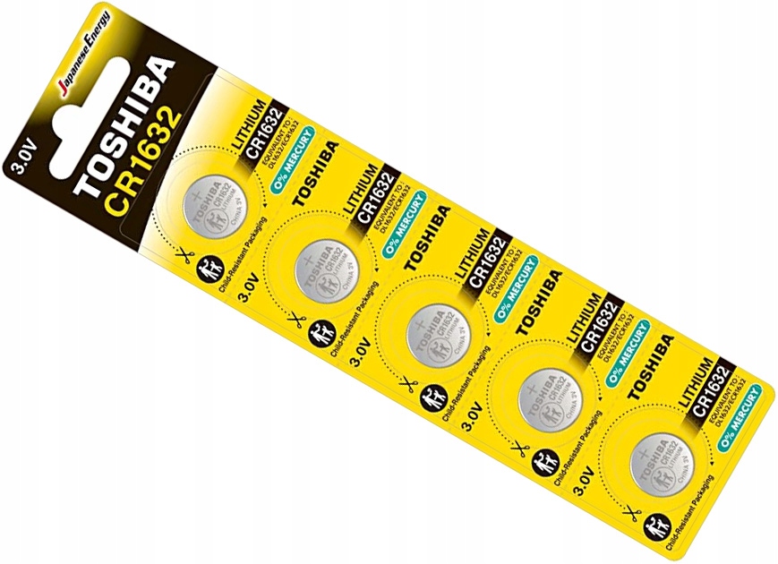 Элемент питания Toshiba CR1632 3V 1шт