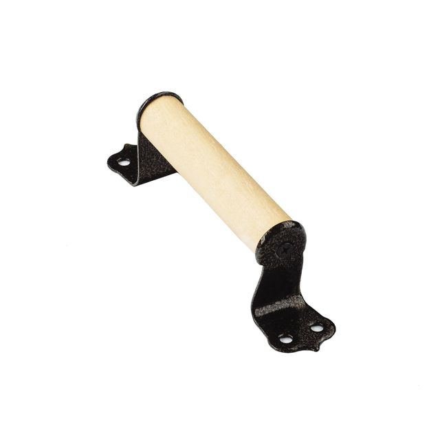 Ручка-скоба Киров Секрет РСД-120, дерево, 185*35*53мм, круглая