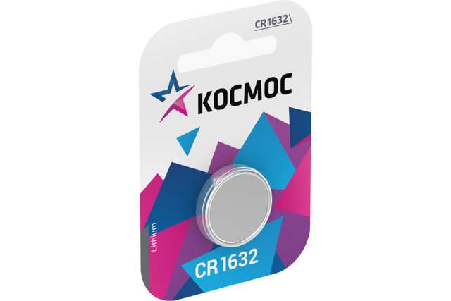 Элемент питания Космос CR1632 3V 1шт