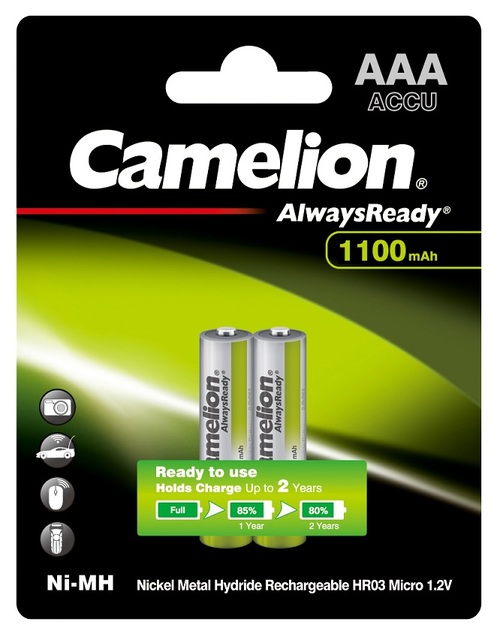 Аккумулятор Camelion ААА 1100mah Ni-MH 1шт