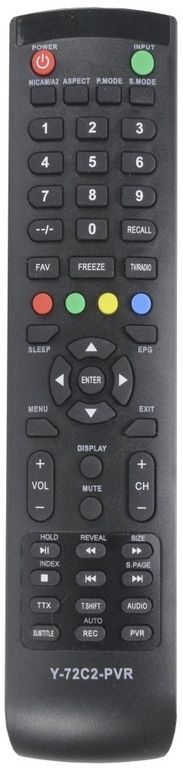 Пульт SUPRA, Thomson, Telefunken Y-72C2-PVR (T24E09DU-01B) LCD TV Hartens, DEXP