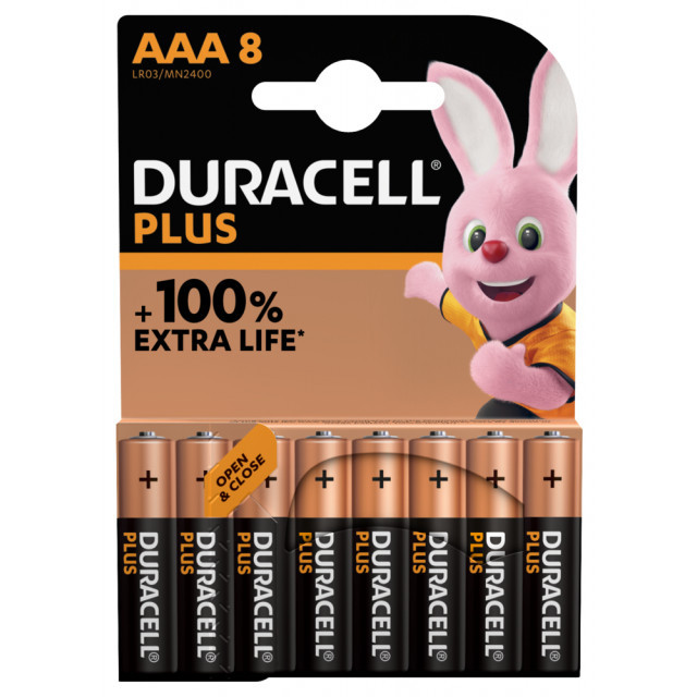 Элемент питания Duracell PLUS ААА LR03 1шт