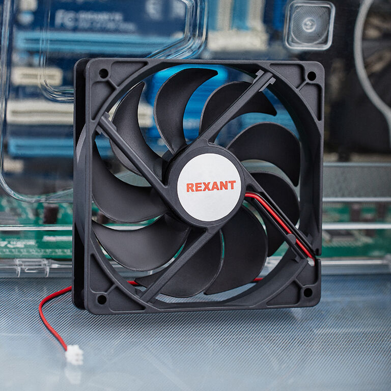 Вентилятор 12V 120*120*25мм 2pin,  RX12025MS 72-5120