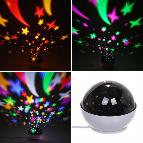 Диско-шар LED 'Звездные огни' 10*8см, авторежим, 220V, RGB