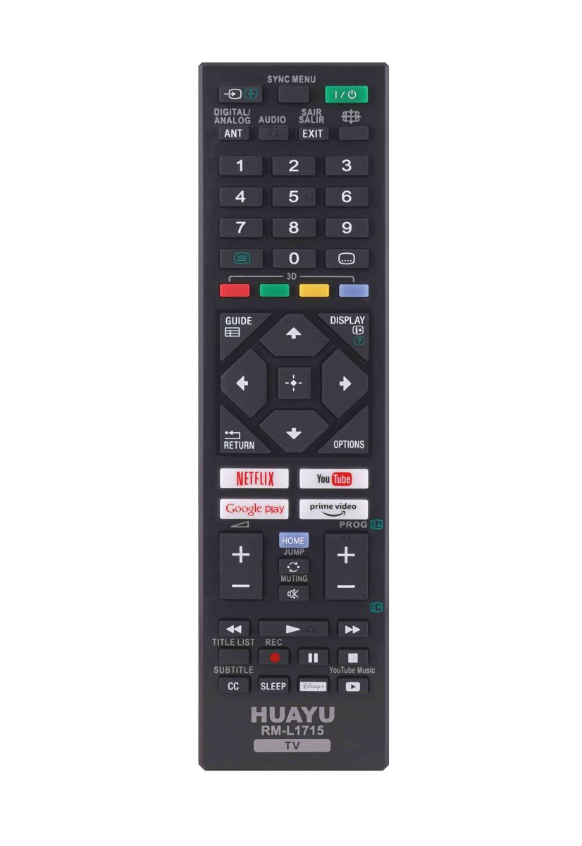 Пульт универсальный Sony RM-L1715 (корпус RM-ED062) YouTube, Netflix LCD TV (для всех Sony)