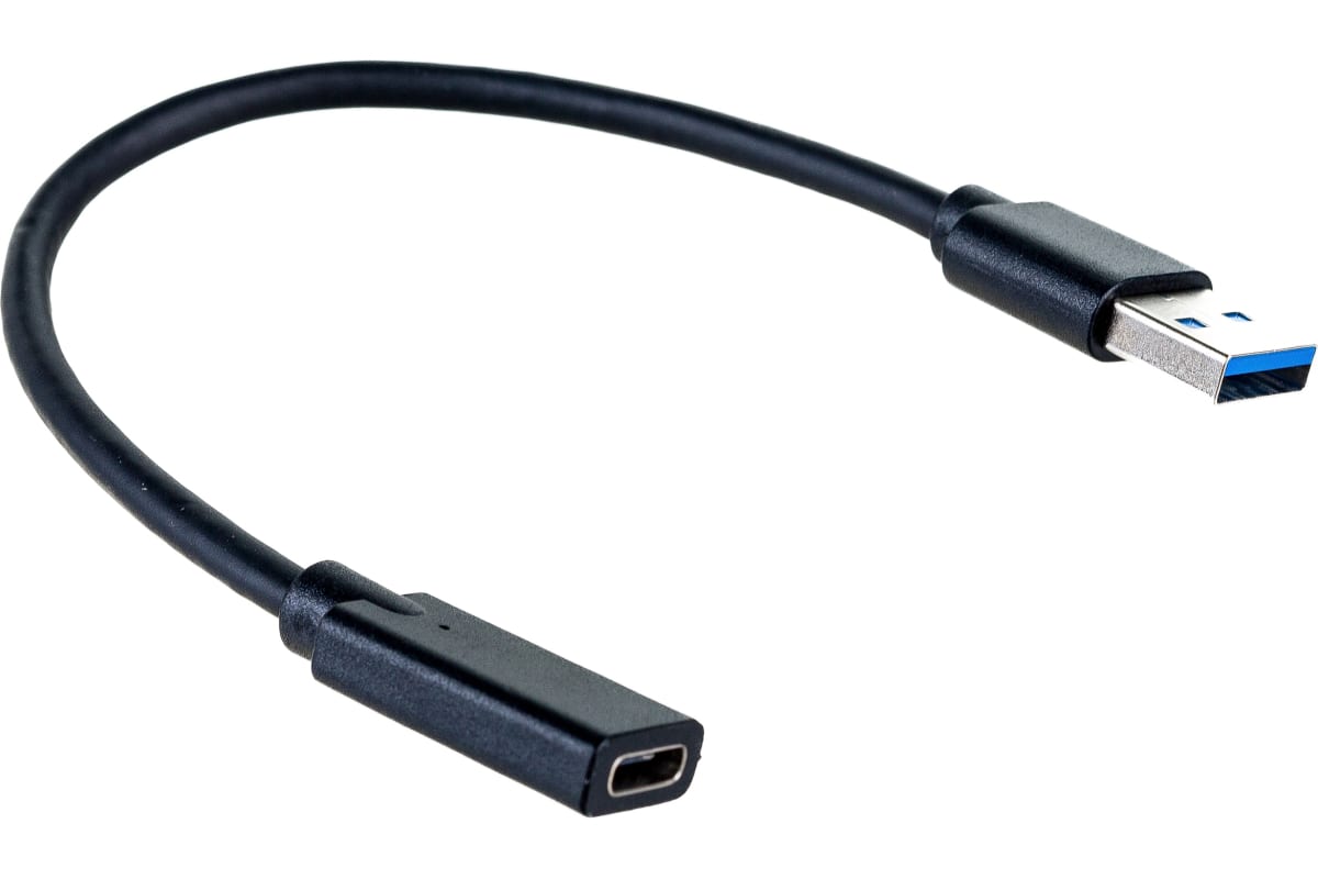 Переходник шт. USB A - гн.Тип-С