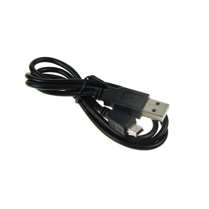 Шнур шт.miniUSB 5pin - шт.USB 1м черный