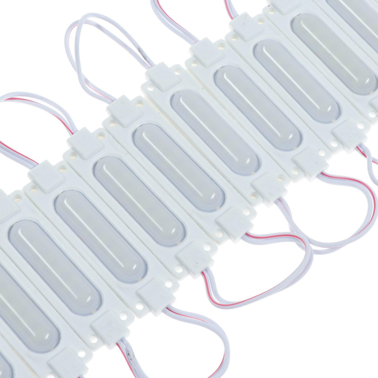 Модуль светодиодный SMD5730, 2 Вт, 6LED, 190 Lm, IP65, 6500К , 12 V БЕЛЫЙ