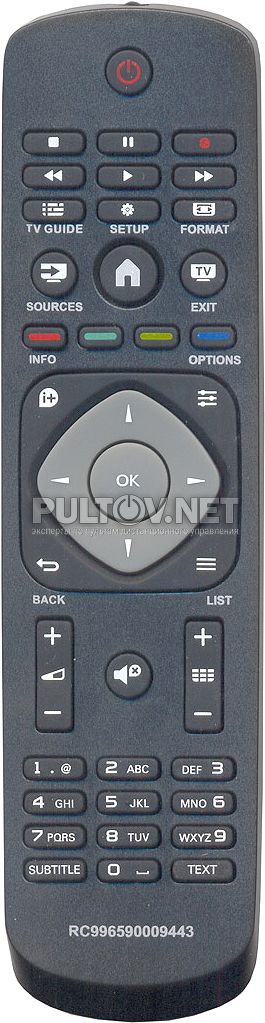 Пульт PHILIPS 996590009443 =996598004120 =RM-L1660