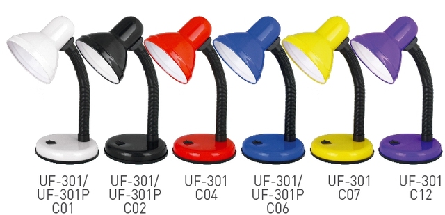 Светильник настольный Ultraflash UF-301 60Вт Е27 красный 230V