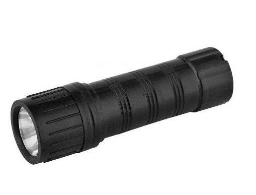 Фонарь светодиодный Ultra Flash UF 7102-ТН 1LED 1режим черный 3*R03