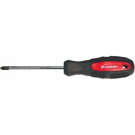 Отвертка Anti-Slip Ph3*150 мм, CrV, двухкомп. рукоятка// MATRIX