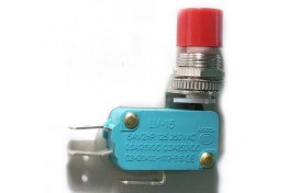 Кнопка без фиксации DC-438 круглая переключающая (из концевика LV-15) 15A 250V