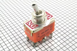 Тумблер E-TEN-202 (1321) 6pin 2 группы 250V 10А on-on
