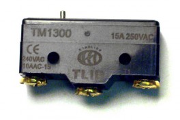 Переключатель концевой 50*25мм Z-15G-B 15A 250V T1300. LXW5-11Z 3-конт без планки, кнопочный