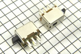Микрокнопка без фиксации PS22F55 6pin 12*8*8мм 50V 0,3А вертик.