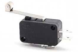 Переключатель концевой 28*15мм KW1-103-7/ KW7-2 16A 250V 3-конт пружинка 27мм с роликом