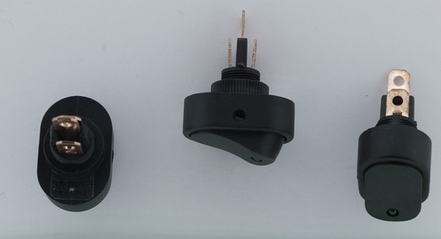 Переключатель с подсветкой ASW-20D 3pin ON-OFF 12V 20A овал
