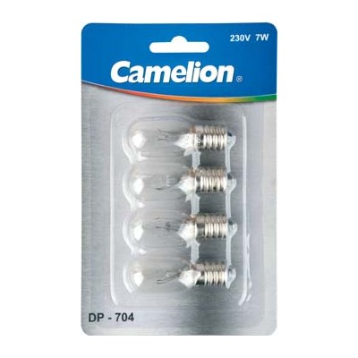 Лампа накаливания для ночников Е14 220V 7Вт Camelion DP-704
