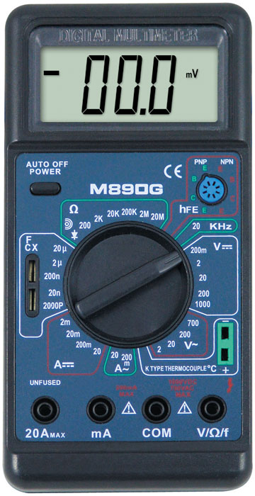 Мультиметр M-890G унив+темп+частотомер