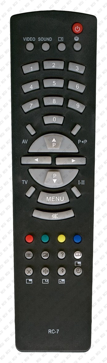 Пульт ROLSEN RC-7 tv+dvd =RM-308C