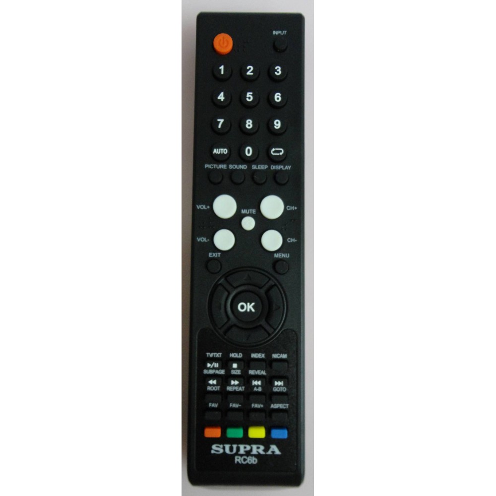 Пульт SUPRA, Casio, Fusion RC-6B TV-LCD =RM-L1042