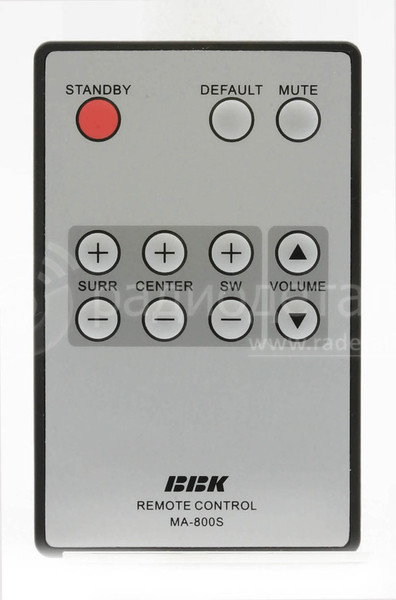 Пульт BBK MA 800S AUX/акустика =RM-D711 =RM-D1177+