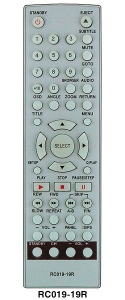 Пульт BBK RC 019-19R DVD =RM-D711 =RM-D1177+