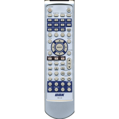 Пульт BBK RC-34 DVD =RM-D711 =RM-D1177+