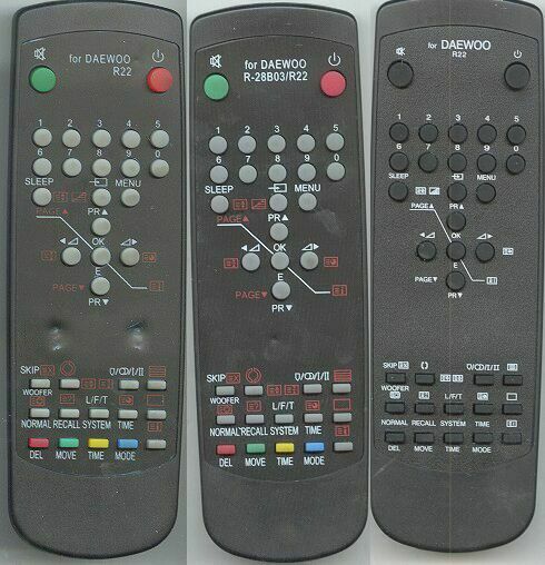 Пульт DAEWOO R28B03 =RM-643F =RM-827DC
