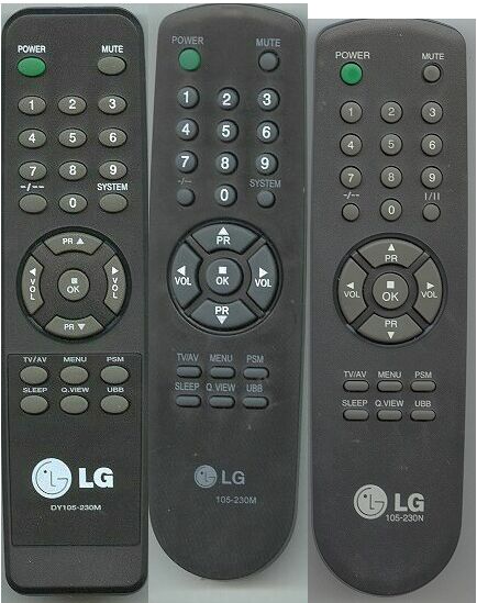 Пульт LG 105-210M