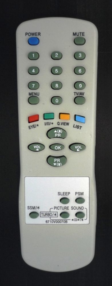 Пульт LG 6710V00070B