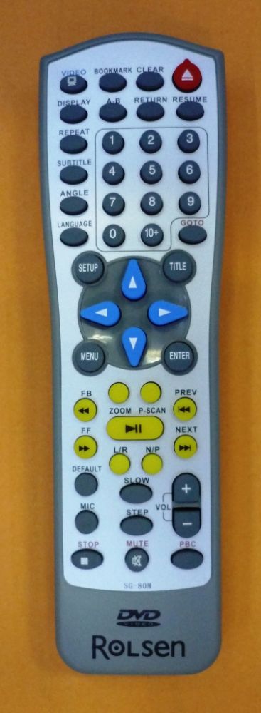 Пульт RUBIN SG-80M dvd