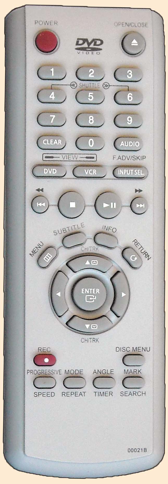 Пульт SAMSUNG AK59-00021B DVD/VCR