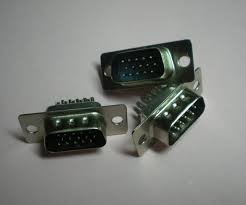 Штекер DB15 VGA15pin 3ряда на корпус