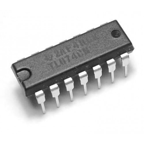 Микросхема имп. TL074CN DIP14