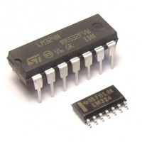 Микросхема имп. LM324N =KIA324 = BA10324A DIP14