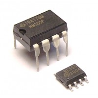 Микросхема имп. NE555=LM555=HA17555 DIP8
