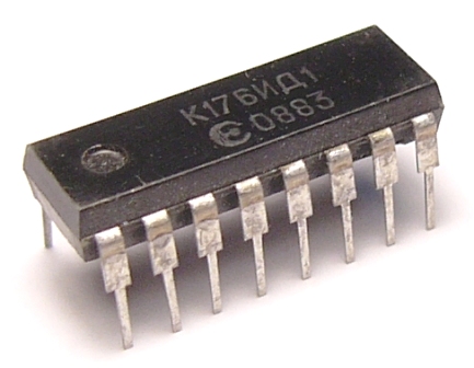 Микросхема отеч. К176ИД1 =CD4028E DIP16