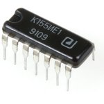 Микросхема отеч. К155ИЕ1 DIP14