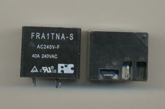 Реле 220V 40A FRA1TNA-S 4pin +2клеммы 30*25*25мм