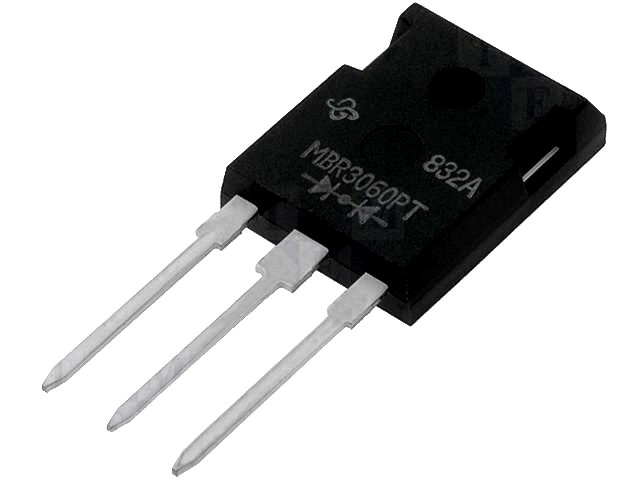 Диод Шоттки MBR3060PT 30A 60V TO247AD сдвоенный