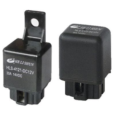 Реле 12V 40A HLS-4121 DC12V-40A-1A 27,7*23*27,3мм 4pin под клеммы 6,3мм авто