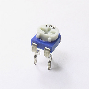 Резистор подстроечн. 3pin 3296W153 15кОм (9,5*4,8*10мм, многооборотный, вертик.)
