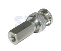 Штекер BNC под закрутку RG-59 шестигран.