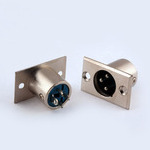 Штекер Canon XLP 3pin на корпус, JD-395
